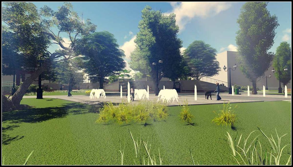 uredjenje parka u novom sadu idejno rjesenje projektovanje pejzaznog urednjenja