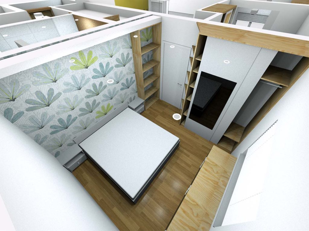 Enterijer stana u centru Srpca , iskoristite mali i nefunkcionalan prostor te ga pretvorite u nešto funkcionalno i ugodno za stanovanje